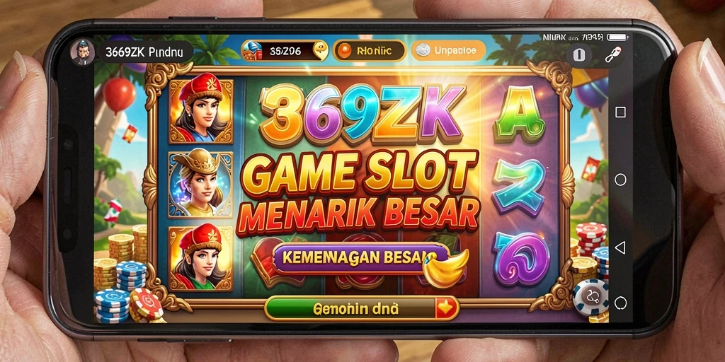 Tampilan gameplay menarik dari 369ZK dengan tema Slot yang berwarna.