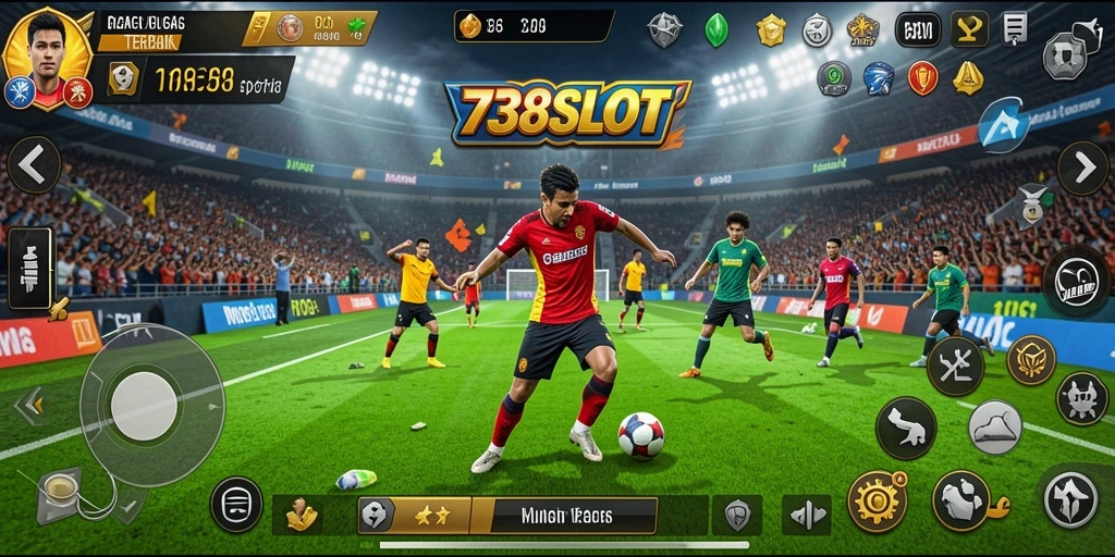 Gameplay mendebarkan 738SLOT dengan aksi olahraga intens.
