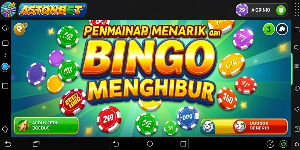 Tampilan gameplay Bingo yang seru dan interaktif di ASTONBET.