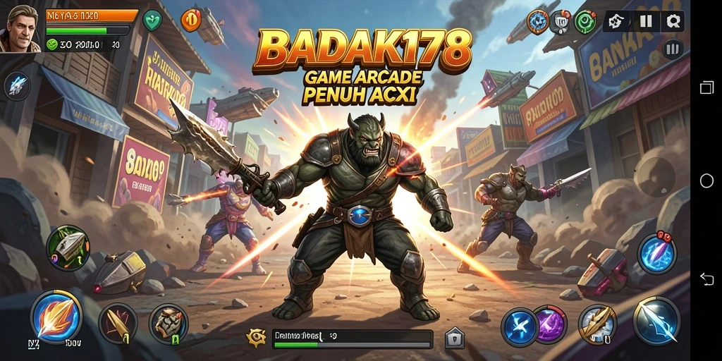 Tampilan gameplay seru di BADAK178 dengan aksi cepat.