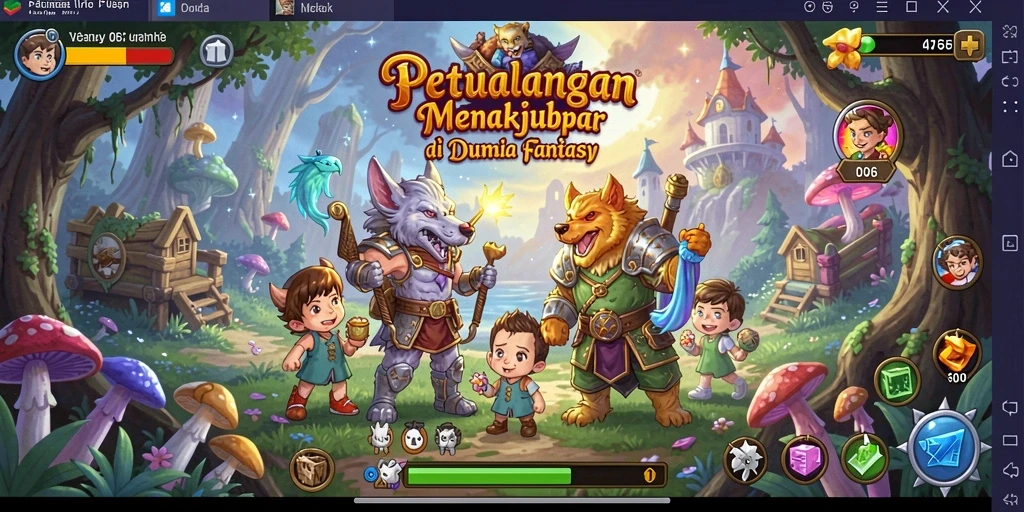 Screenshot utama D06 menunjukkan gameplay petualangan yang seru dan imersif.