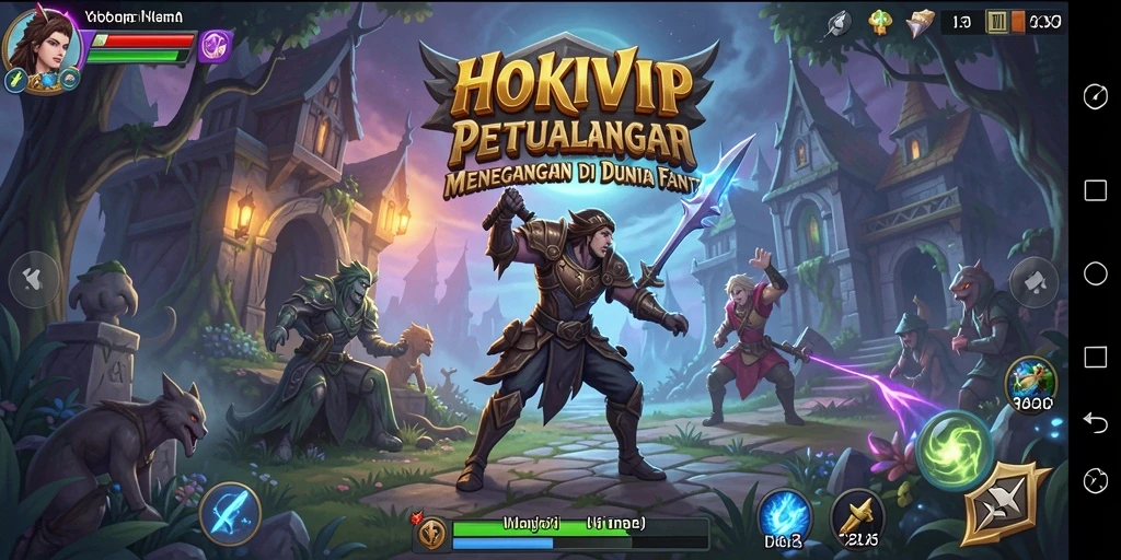 Screenshot HOKIVIP menampilkan aksi seru dalam petualangan yang menegangkan.