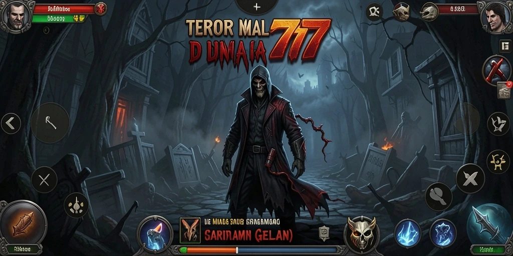 Tangkapan layar menampilkan suasana mencekam dalam gameplay JAMIN777.