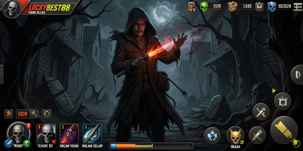 Tangkapan layar gameplay yang menegangkan dalam LUCKYBEST88.