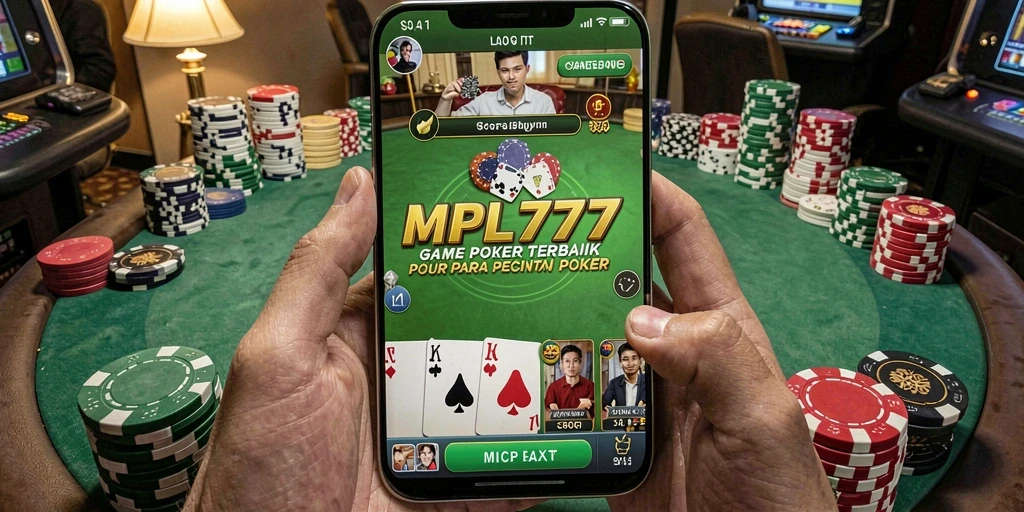 Gameplay menarik dari aplikasi poker MPL777 dengan interaksi pemain.