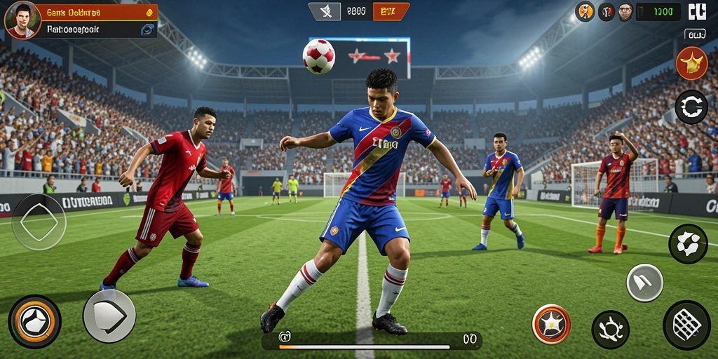 Screenshot gameplay PRG007 menampilkan aksi seru dalam olahraga.