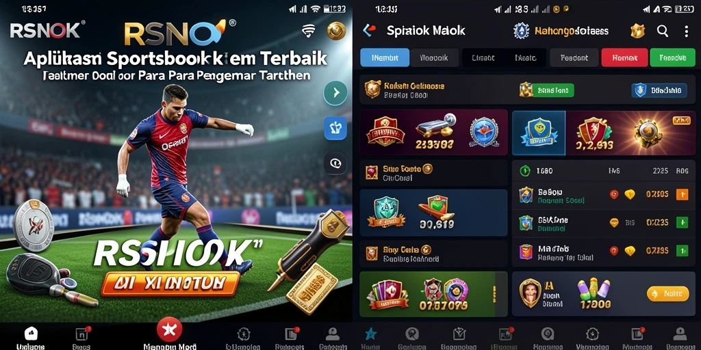 Tampilan gameplay Sportsbook yang menarik dan interaktif di RSNOK.