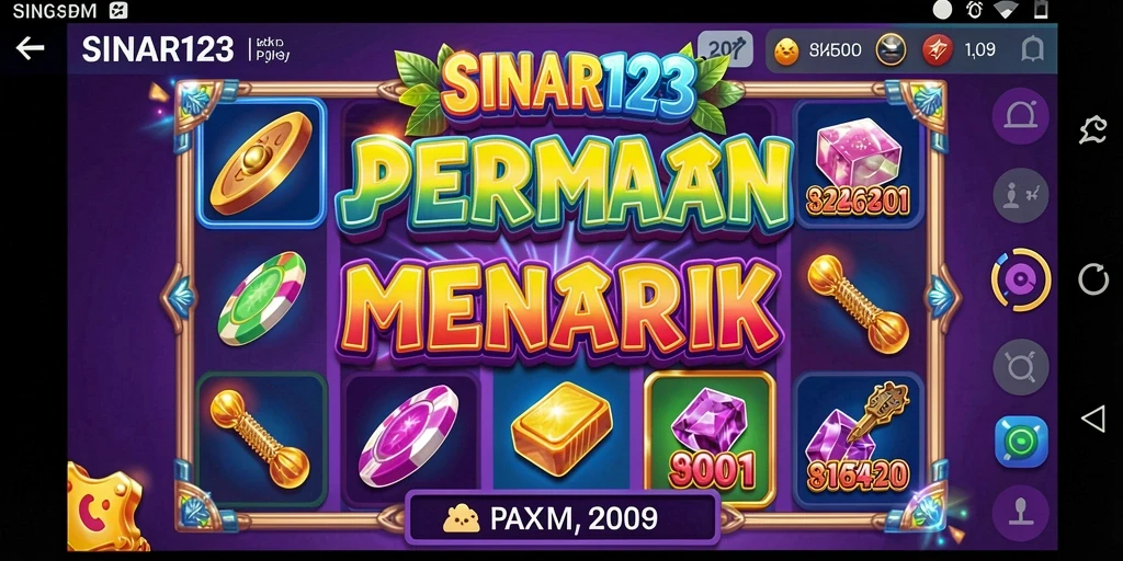 Tampilan gameplay seru di SINAR123 dengan slot yang menggembirakan.