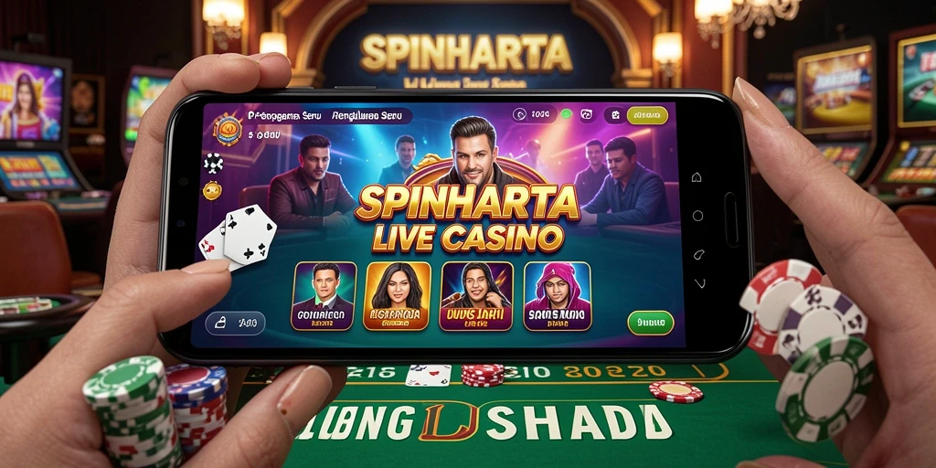 Tampilan gameplay SPINHARTA yang mengasyikkan dan interaktif.
