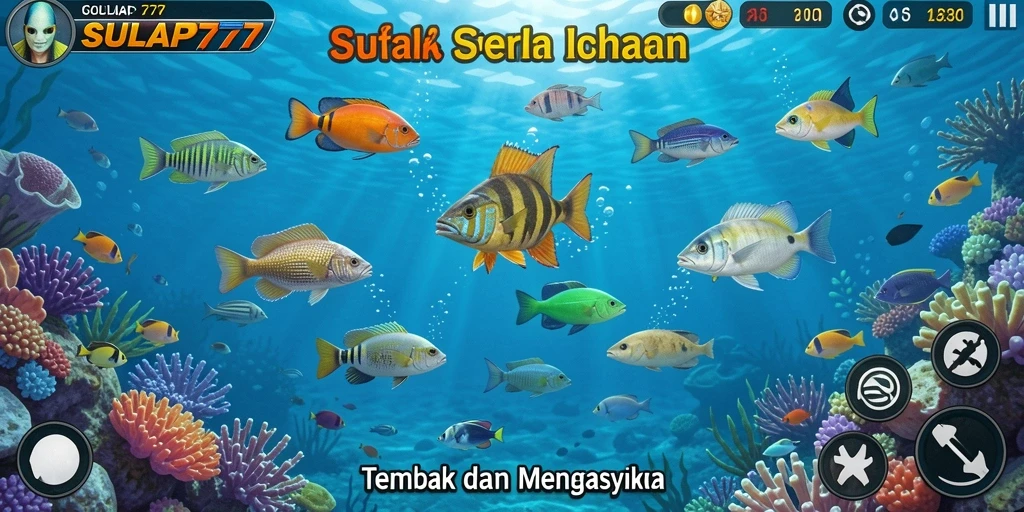 Screenshot gameplay Tembak Ikan SULAP777 yang seru dan penuh aksi.