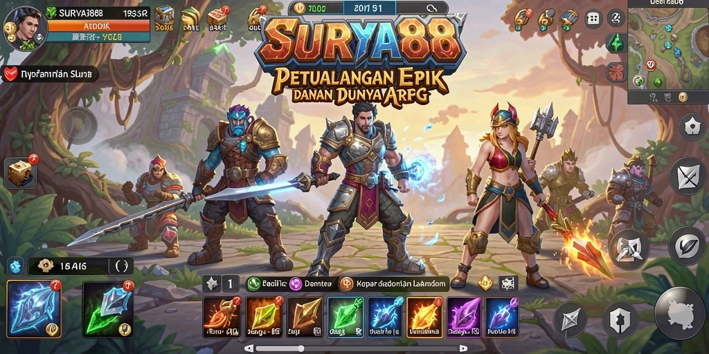 Gameplay seru SURYA88 dalam dunia ARPG yang menantang.