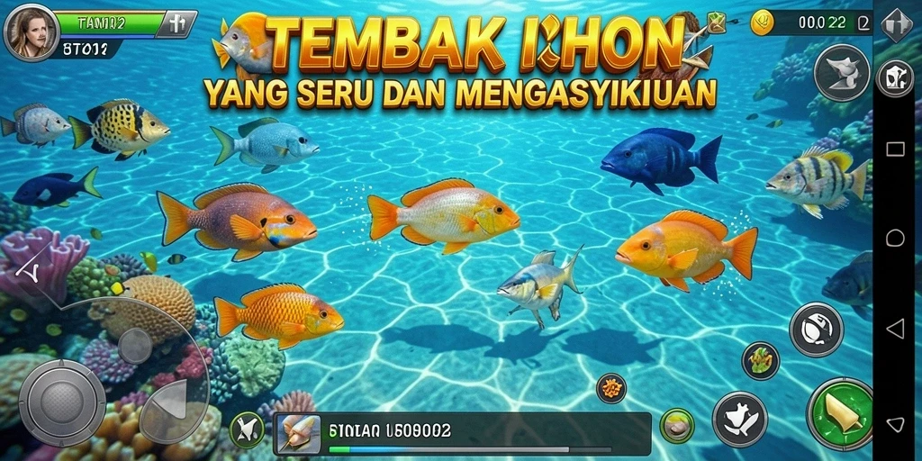 Tampilan permainan Tembak Ikan yang menakjubkan di TOTO12.