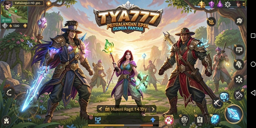 Tangkapan layar game TYA777 menunjukkan petualangan yang mendebarkan.