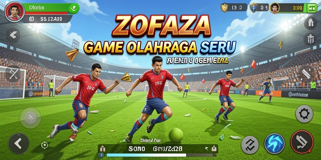 Tampilan gameplay seru dari ZOFAZA yang menarik dan kompetitif.