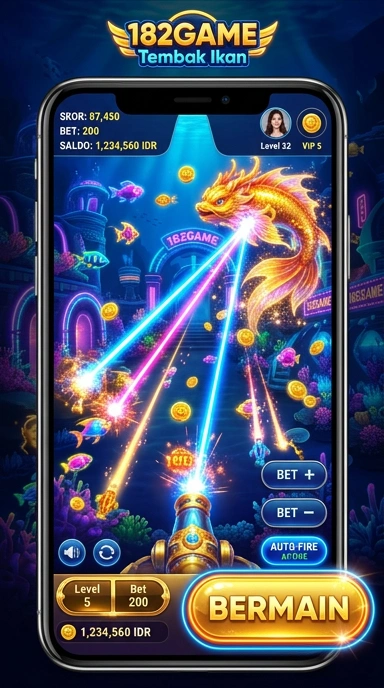 Pengguna menjelajahi berbagai game menarik di 182game.
